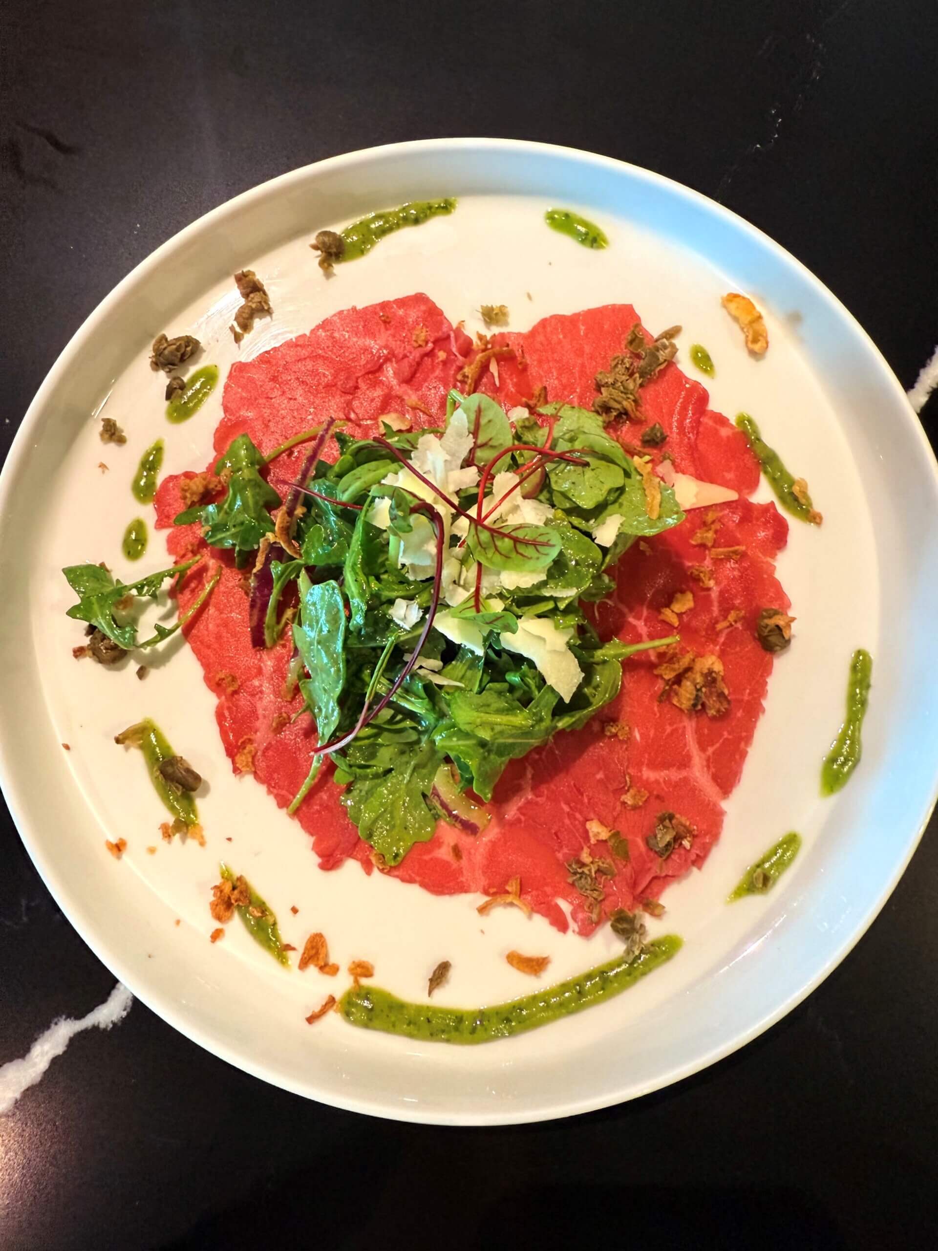 Carpaccio de boeuf